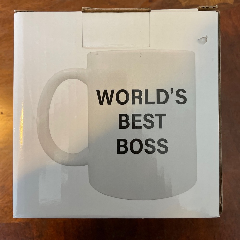 The Office worlds best boss mug